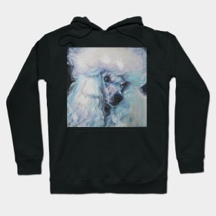 Poodle Fine Art Painting Hoodie